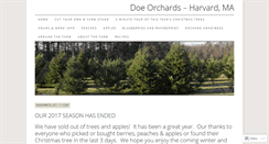 Desktop Screenshot of doeorchards.com